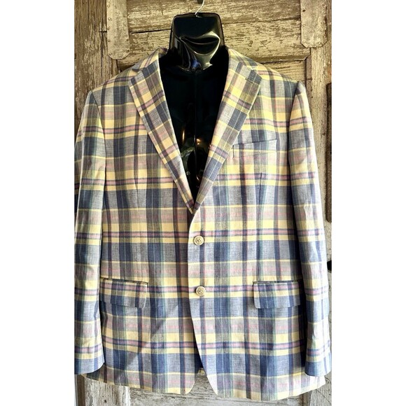 Club Room Multicolor Plaid Blazer - Picture 4 of 16